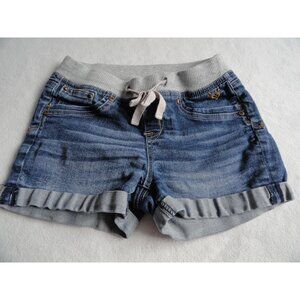 Justice Denim Roll Cuff Shorts - Girls Size 10